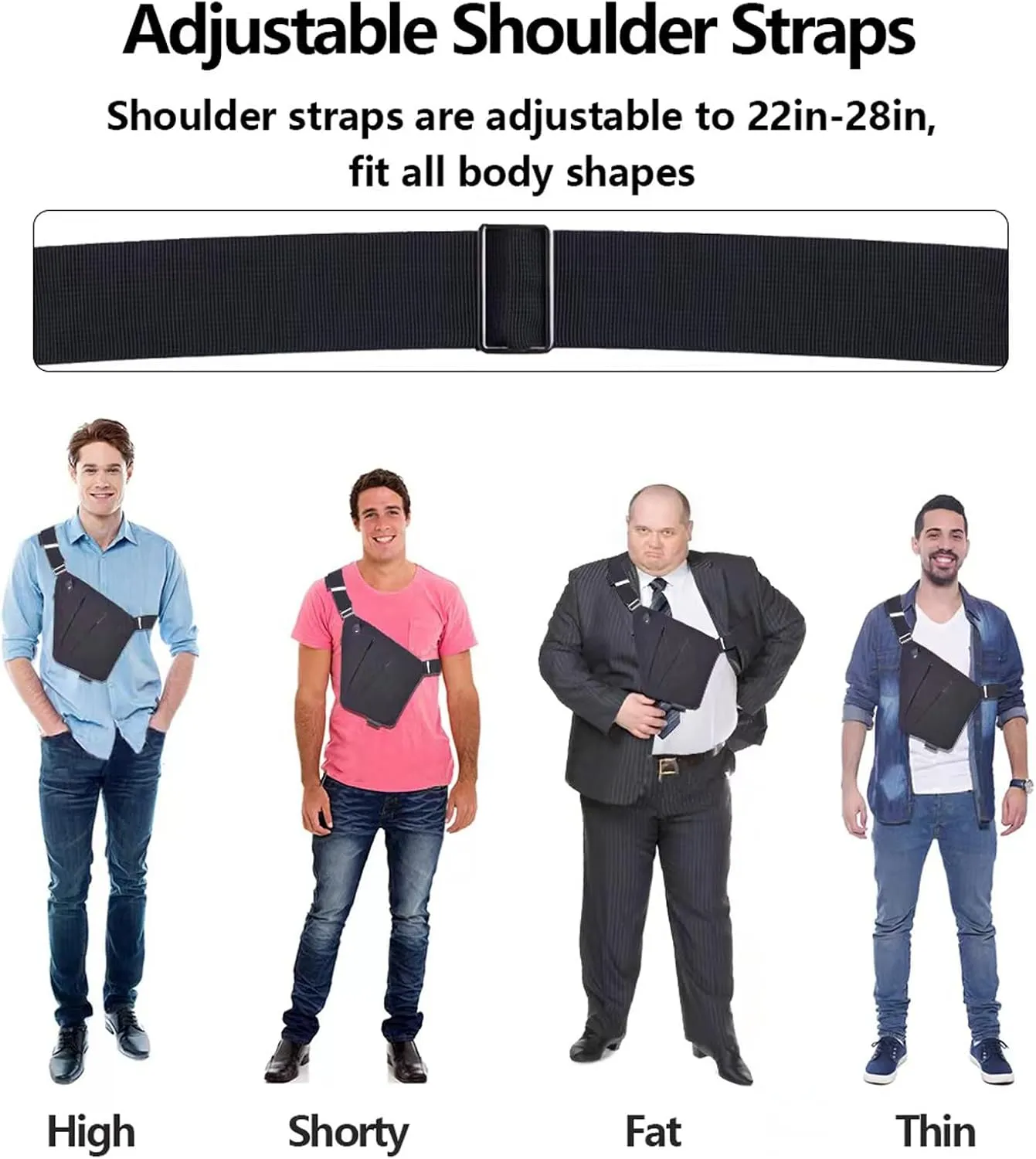 BROADREAM Anti Theft Crossbody Bag for Men Women - Slim Sling Bag Crossbody Shoulder Bag for Travel Hiking Sport Casual