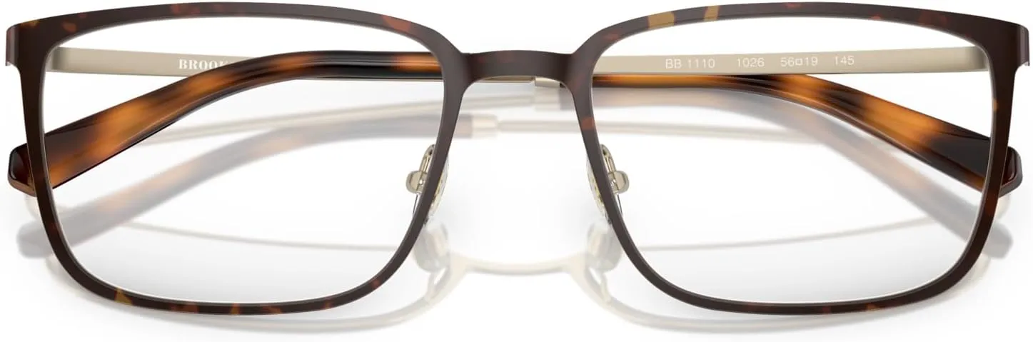 Brooks Brothers Mens BB1110 Rectangular Prescription Eyewear Frames