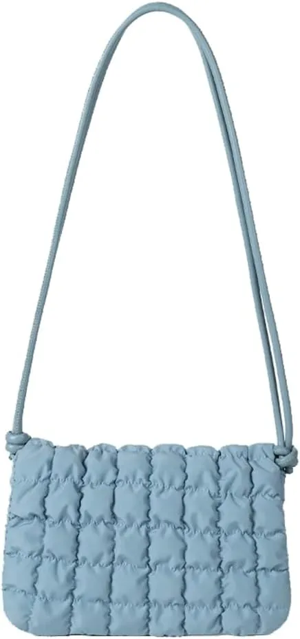 Bubble Purses for Women Puffer Crossbody Bags for Women Lightweight Satchel Bag Small Handbag Cloud Bag for Dating Work