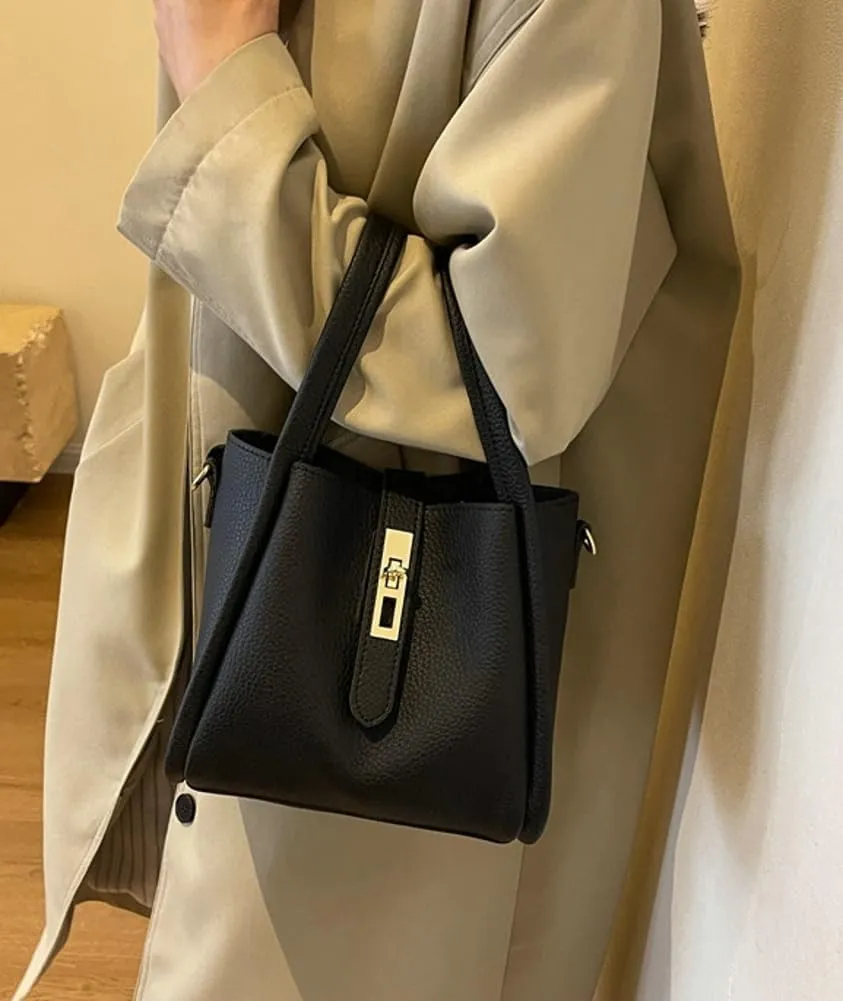 Bucket Bag for Women Soft Leather Bucket Hobo Purse Trendy Crossbody Shoulder Bag Top Handle Handbag Slouchy Tote Satchel