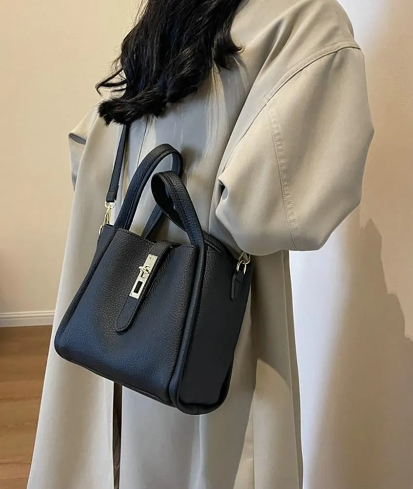 Bucket Bag for Women Soft Leather Bucket Hobo Purse Trendy Crossbody Shoulder Bag Top Handle Handbag Slouchy Tote Satchel