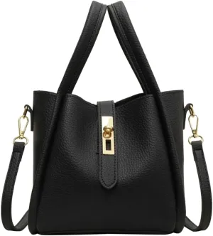 Bucket Bag for Women Soft Leather Bucket Hobo Purse Trendy Crossbody Shoulder Bag Top Handle Handbag Slouchy Tote Satchel