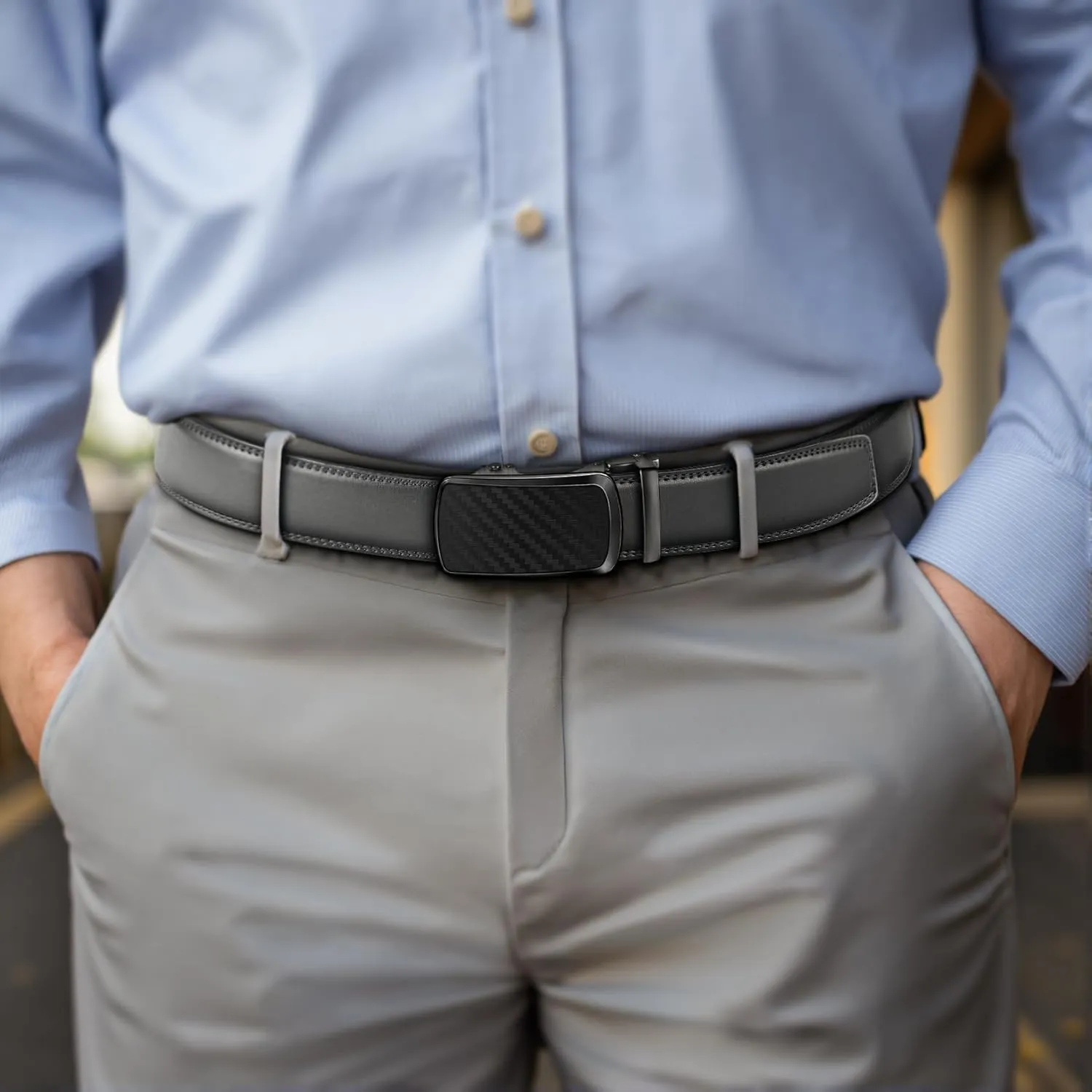 BULLIANT Men's Belt,Brand Ratchet Belt Of Genuine Leather For Gift Men Dress,Size Customized