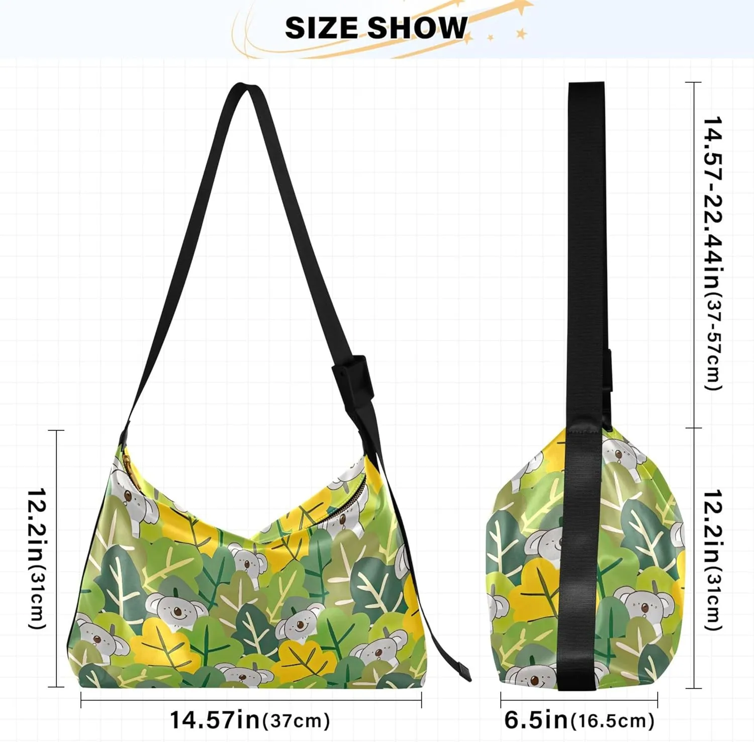 Bunny Butterfly Peonies Rabbit Print Soft PU Leather Hobo Bags Cross Body Men Bag Animal Print Women Purse