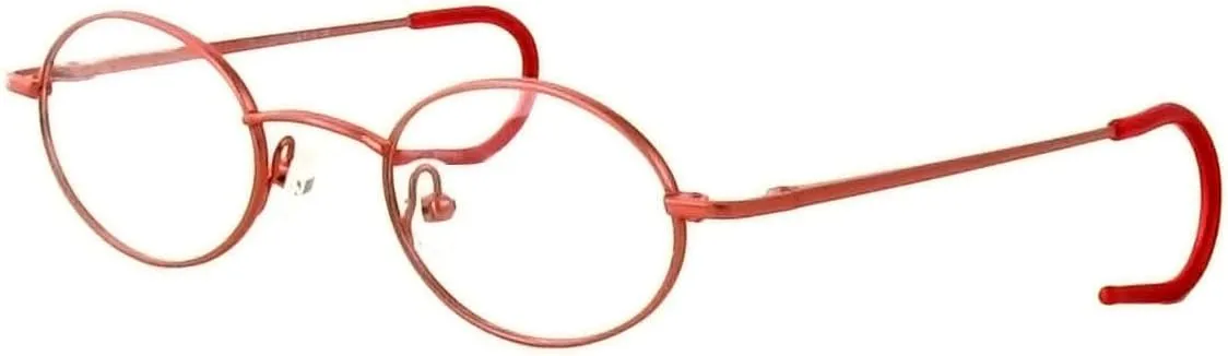 Calabria Kiddy Flex 4 Kids Oval Reading Glasses  2.50 Rose Red Pink Girls