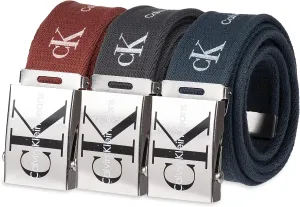 Calvin Klein Men's 38mm Web Belt with Logo