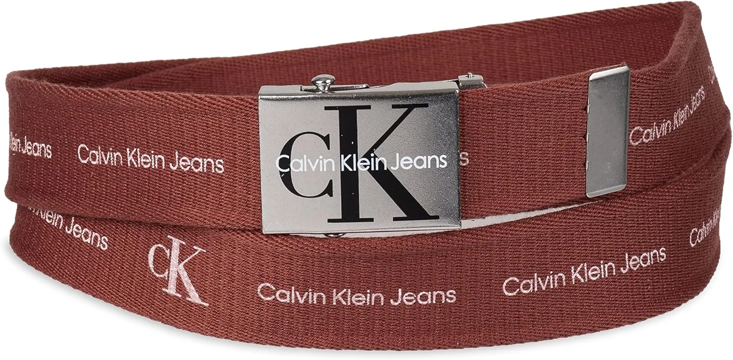 Calvin Klein Men's 38mm Web Belt with Logo
