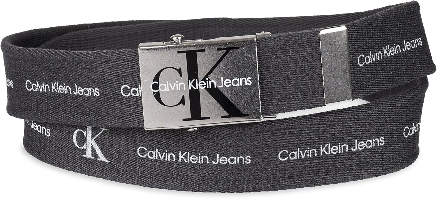 Calvin Klein Men's 38mm Web Belt with Logo