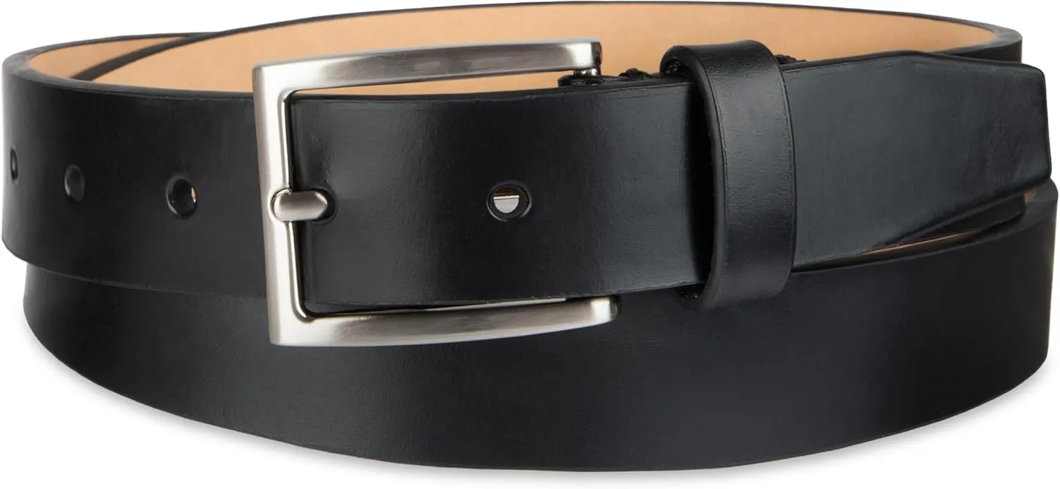 Calvin Klein Men's Modern Dress Minimalist Belt with Classic Harness Buckle