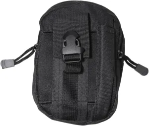 Camouflage Waist Pouch Multifunctional Storage Bag for Outdoor Sports Black Features Main Compartment Internal Pockets for Phone Essentials