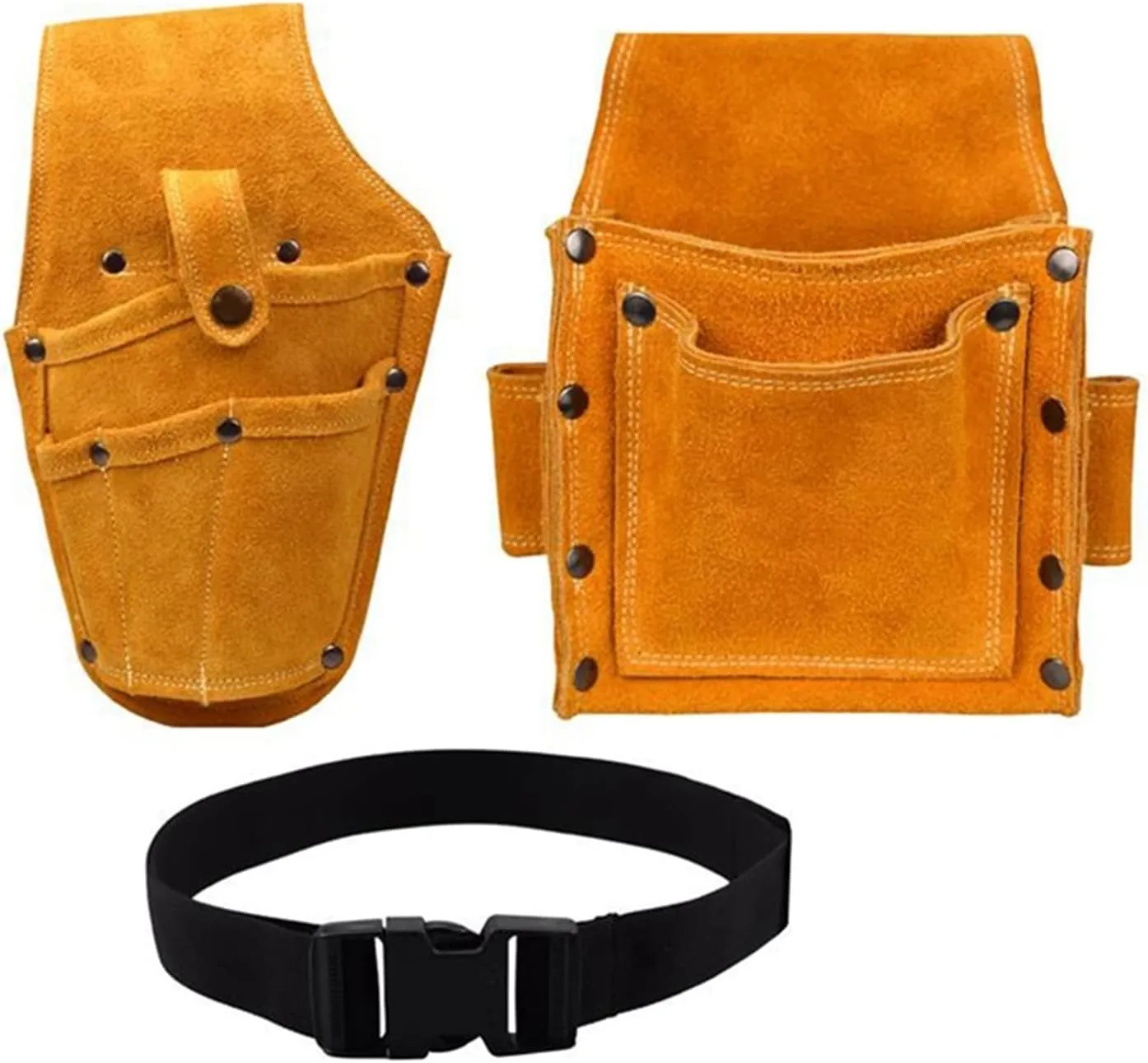 Can wear Waist Electric Drilling Bag Screw Nails Metal Parts Fishing Travel Tool Storage Bag Belt Utility Manager
