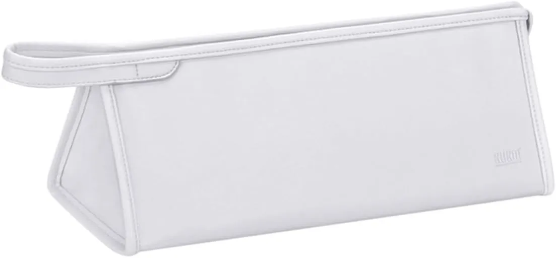 CANIGHT Blow Dryer Organizer Bag Travel Case for Curling Iron Silver Toiletry Bag Splashproof Compact Easy to Store