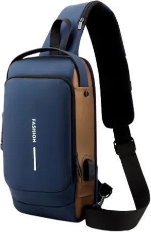 Carbon Fiber Streamline Anti-theft Sling Bag,Fashion New Carbon Fiber Streamline Anti-Theft Sling Bag