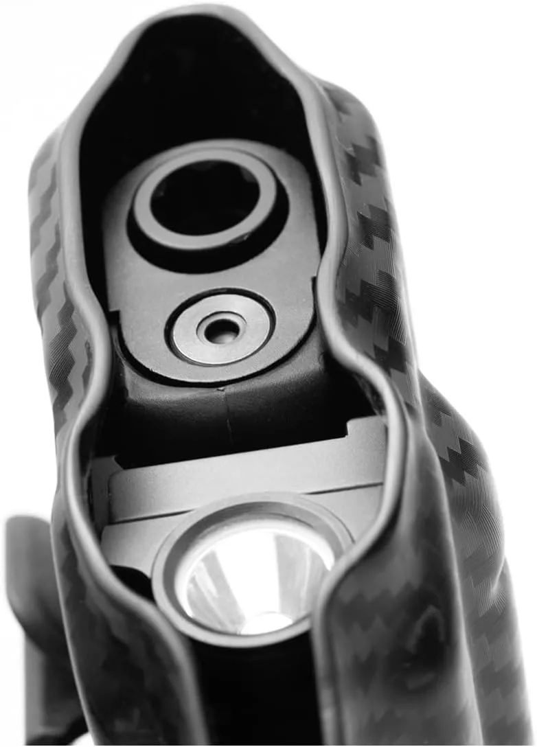 Carbon Fibre Kydex IWB Holster for PSA Dagger Compact Taurus G2C G3C G3 Sig Sauer P365 X-Macro with Olight PL mini 2 Valkyrie 600 Lumens Light