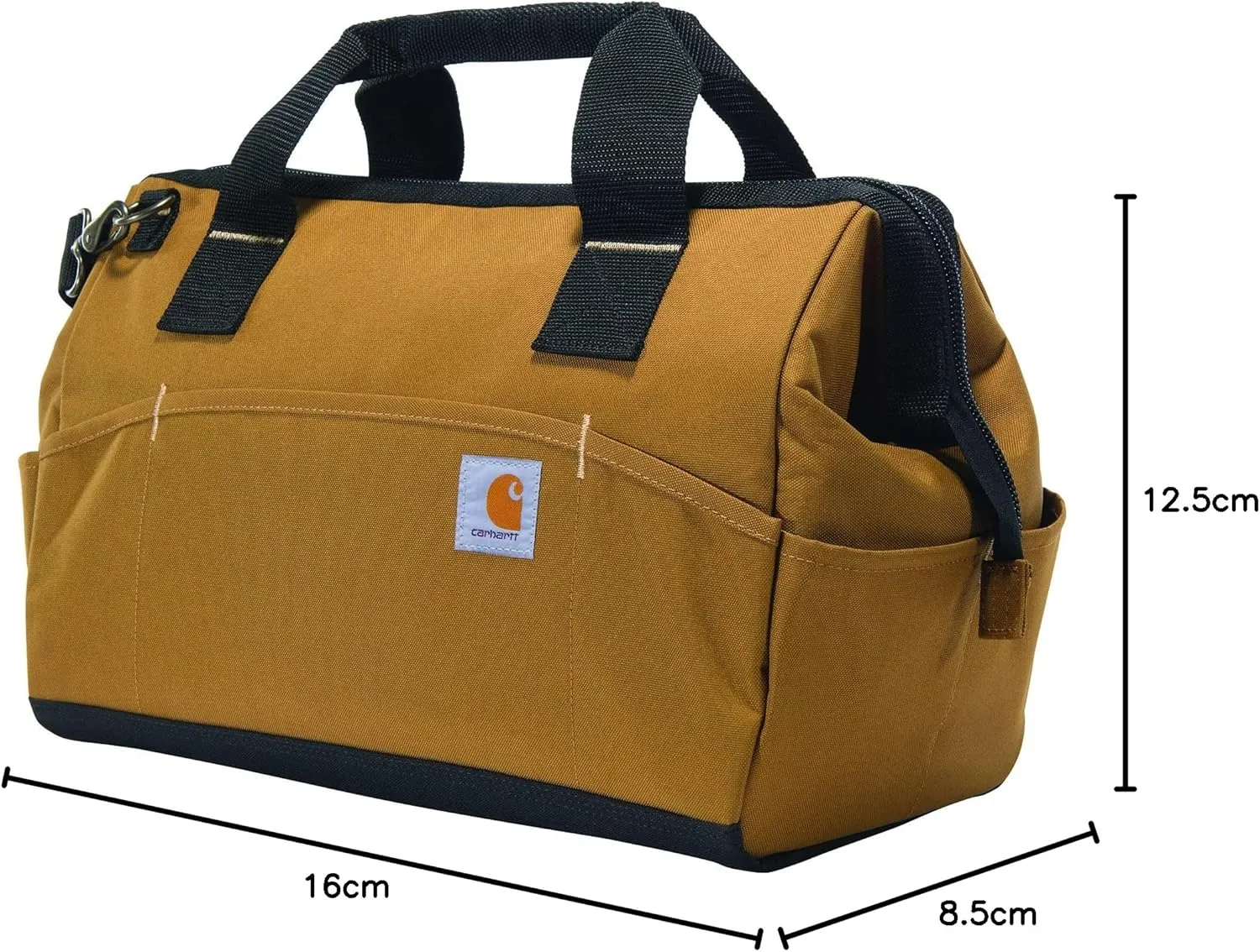 Carhartt Trade Series Tool Bag, Large (16-Inch), Carhartt Brown