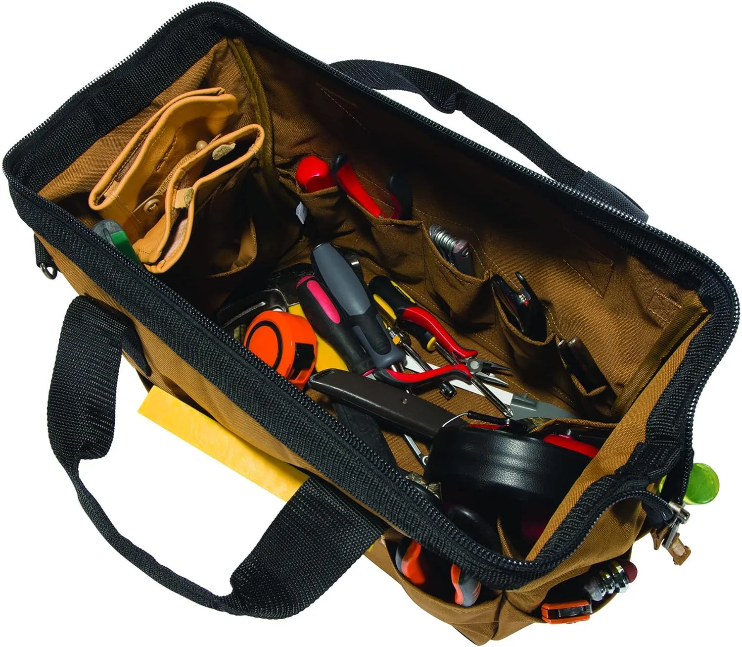 Carhartt Trade Series Tool Bag, Large (16-Inch), Carhartt Brown