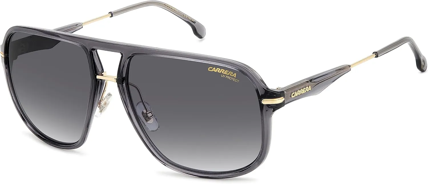 Carrera 296/S KB79O Sunglasses Men's Grey/Grey Gradient Square Shape 60mm