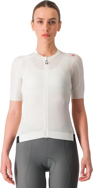 CASTELLI Women’s Espresso Jersey with Breathable Stretch Fabric for Gravel Cycling & Road Biking