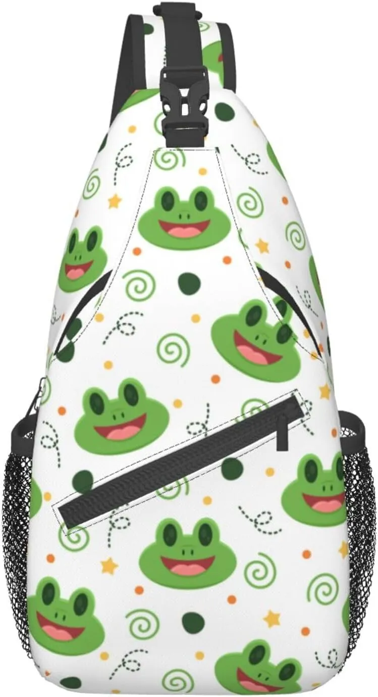 Casual Sling Bag for Women Men Travel Crossbody Sling Backpack Small Chest Shoulder Bag Gym Sports Hiking Daypack