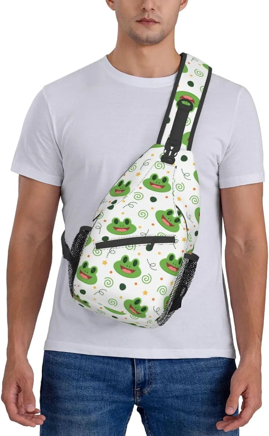 Casual Sling Bag for Women Men Travel Crossbody Sling Backpack Small Chest Shoulder Bag Gym Sports Hiking Daypack