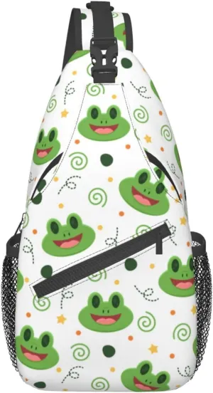 Casual Sling Bag for Women Men Travel Crossbody Sling Backpack Small Chest Shoulder Bag Gym Sports Hiking Daypack