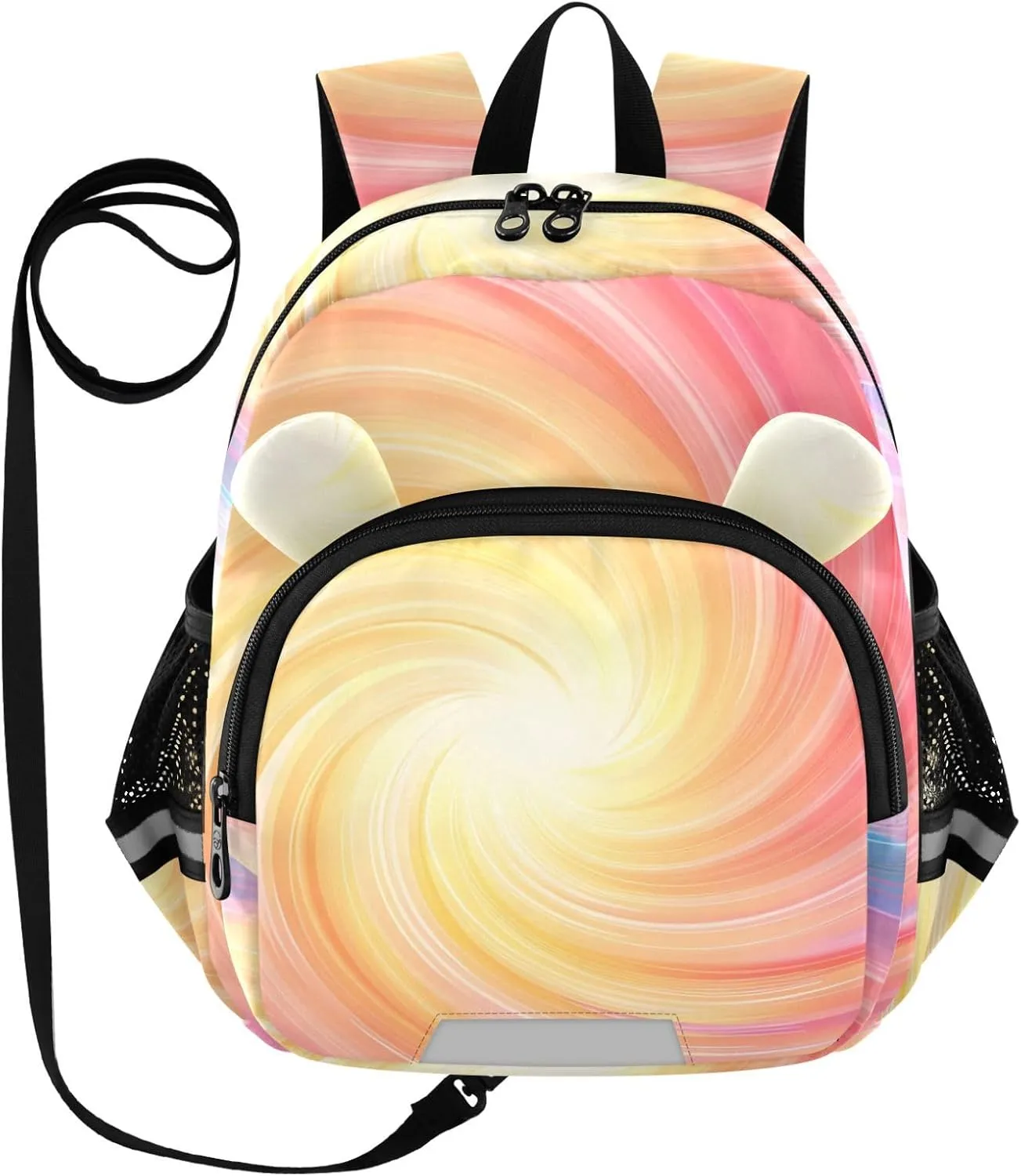CEBUGI Toddler Backpack for Boys Girls Preschool Kindergarten Backpack Color Swirl Travel Bag for 4-6