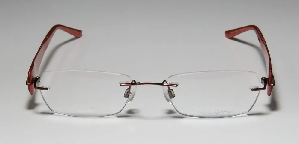 CHARMANT 10927 Womens/Ladies Designer Rimless Titanium Eyeglasses/Eye Glasses