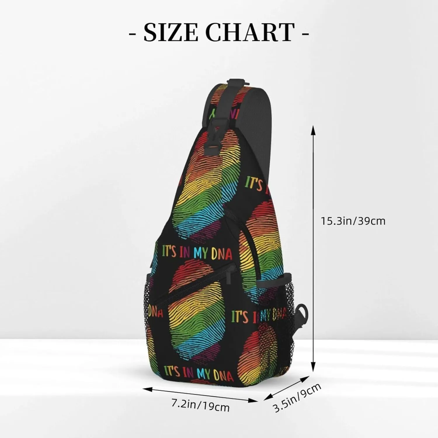Chest Sling Bag Crossbody Shoulder Backpack Bag Gym Cycling Travel Hiking Daypack Cross Bag