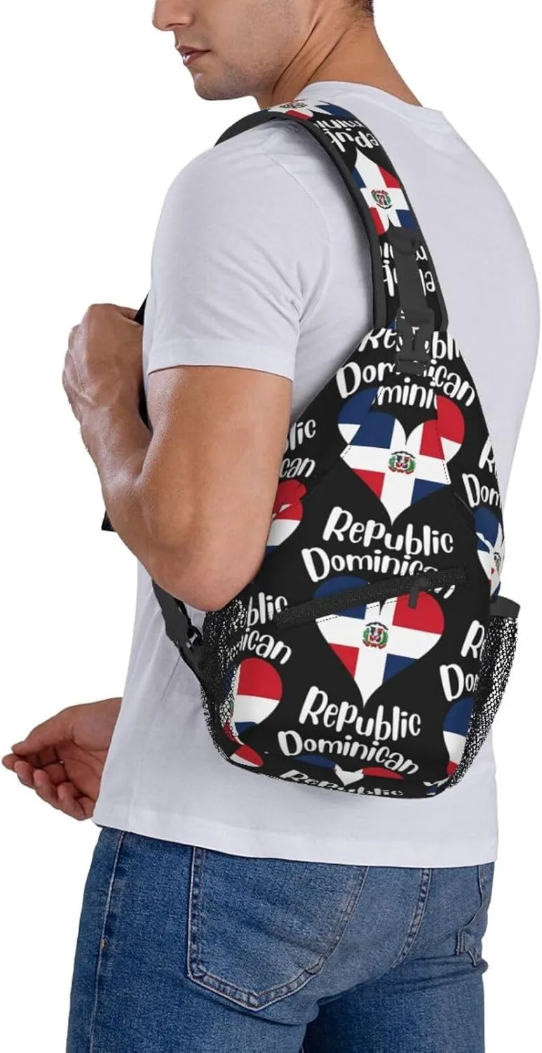 Chest Sling Bag Crossbody Shoulder Backpack Bag Gym Cycling Travel Hiking Daypack Cross Bag