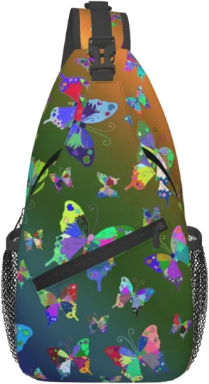 Chest Sling Bag Crossbody Shoulder Backpack Bag Gym Cycling Travel Hiking Daypack Cross Bag