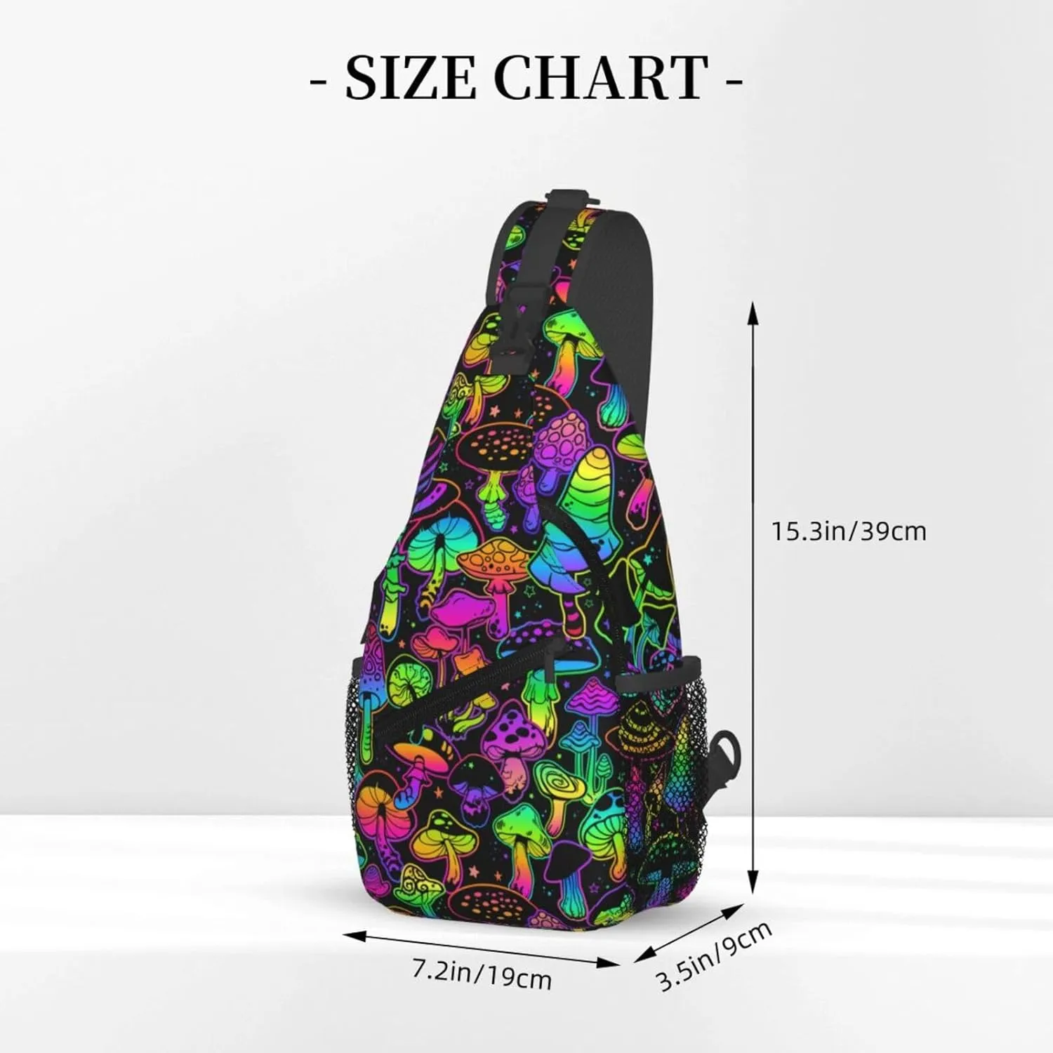 Chest Sling Bag Crossbody Shoulder Backpack Bag Gym Cycling Travel Hiking Daypack Cross Bag