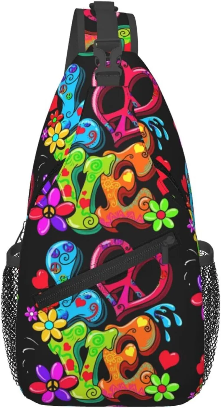 Chest Sling Bag Crossbody Shoulder Backpack Bag Gym Cycling Travel Hiking Daypack Cross Bag