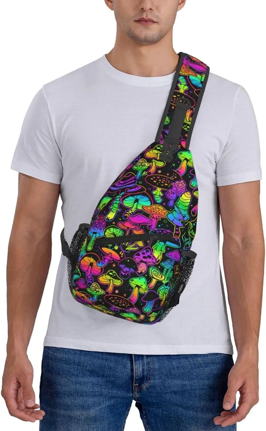 Chest Sling Bag Crossbody Shoulder Backpack Bag Gym Cycling Travel Hiking Daypack Cross Bag