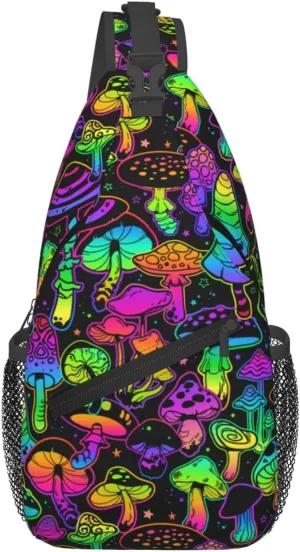 Chest Sling Bag Crossbody Shoulder Backpack Bag Gym Cycling Travel Hiking Daypack Cross Bag
