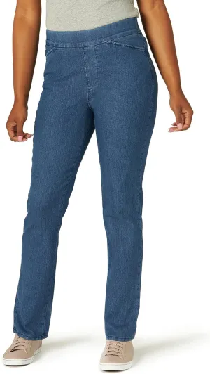 Chic Classic Collection Women's Easy-Fit Elastic-Waist Pant