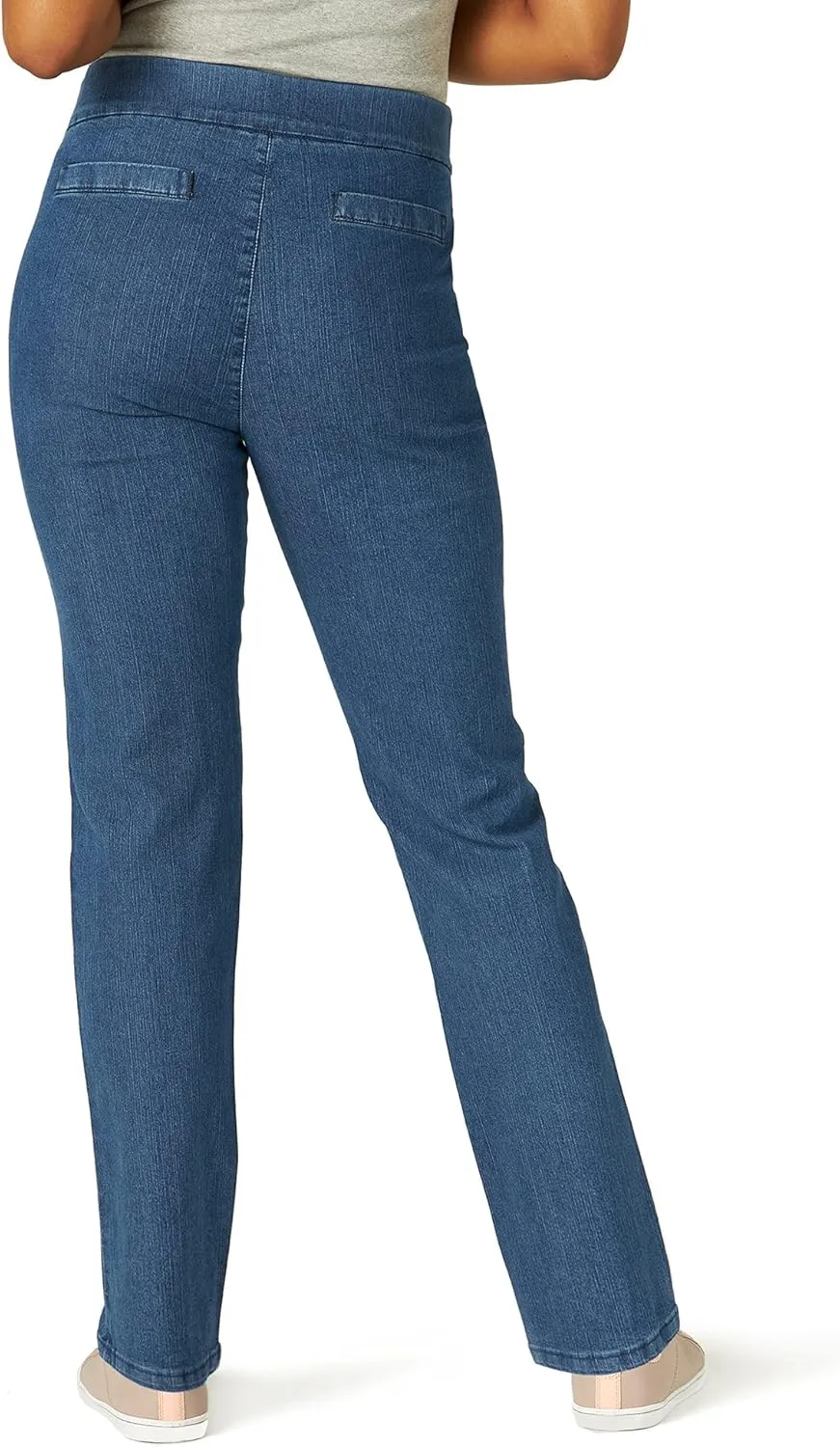 Chic Classic Collection Women's Easy-Fit Elastic-Waist Pant