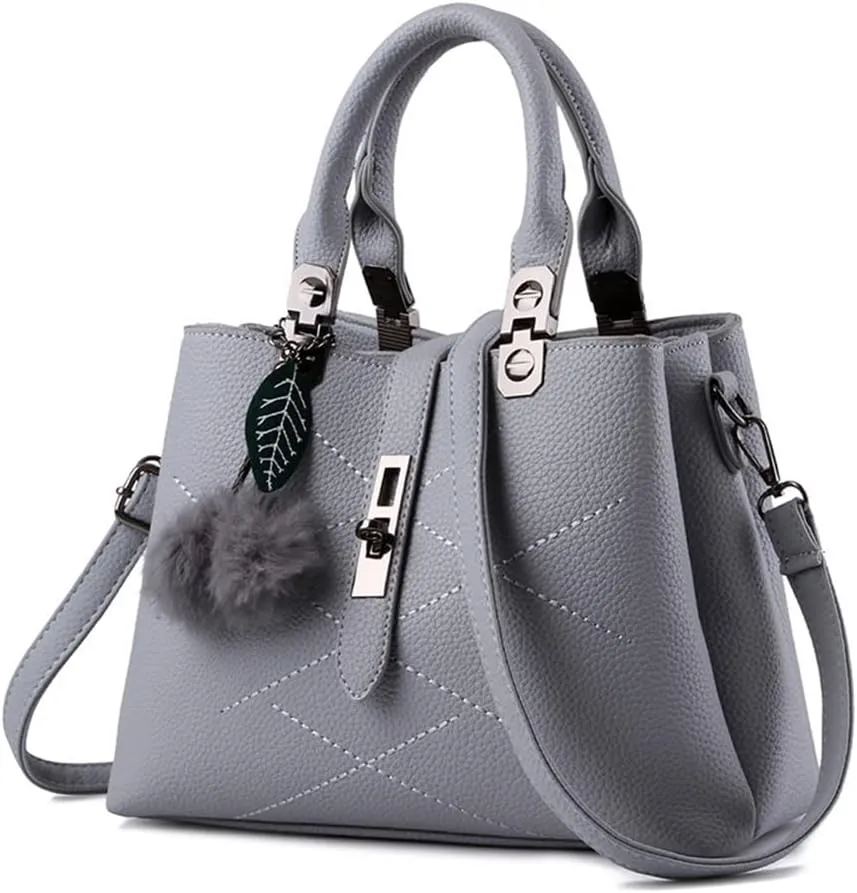 Chikencall Women Classic Handbag and Purse Graceful Tote Vegan Leather Shoulder Bag Work Shopper Top Handle Satchel