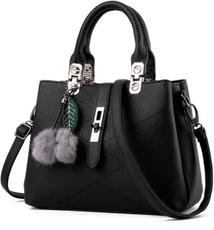 Chikencall Women Classic Handbag and Purse Graceful Tote Vegan Leather Shoulder Bag Work Shopper Top Handle Satchel