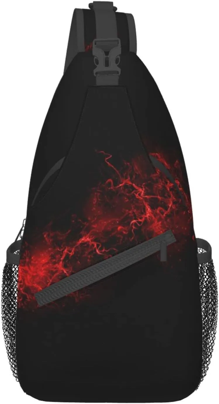 Cigar And Whiskey Cross Chest Bag Diagonally,Crossbody Backpack Travel Hiking Casual Chest Bags Lightweight Sling Bag