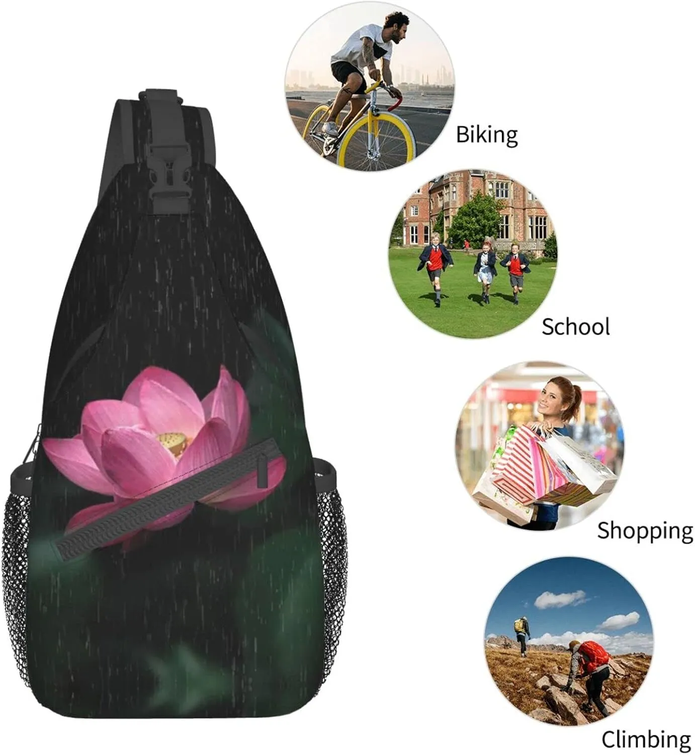 Cigar And Whiskey Cross Chest Bag Diagonally,Crossbody Backpack Travel Hiking Casual Chest Bags Lightweight Sling Bag