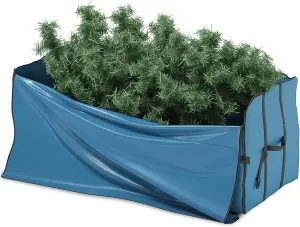 Clara Clark Christmas Tree Storage Bag - Extra Wide Xmas Tree Storage Box Container Made from Durable Oxoford 600D Waterproof Fabric with Handles & Dual Zipper (1, 7.5 ft)