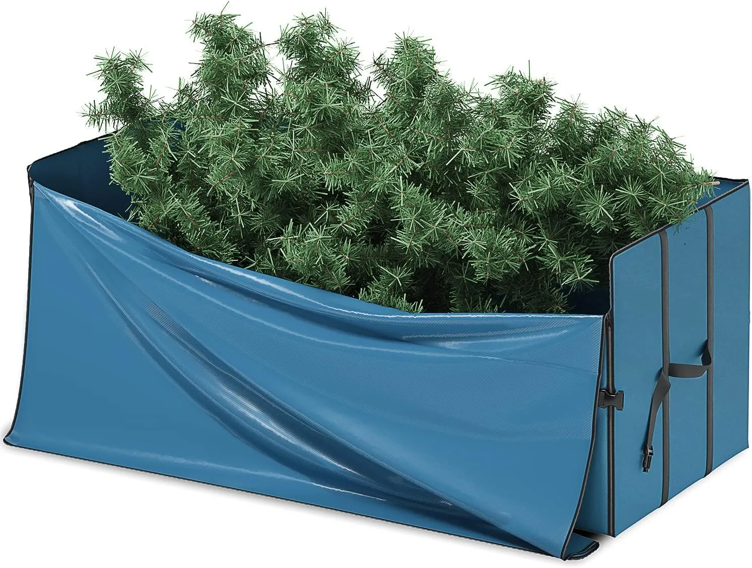 Clara Clark Christmas Tree Storage Bag - Extra Wide Xmas Tree Storage Box Container Made from Durable Oxoford 600D Waterproof Fabric with Handles & Dual Zipper (1, 7.5 ft)