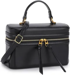 Classic Satchel Crossbody Purse for Women Chic Mini Box Purse, Women Crossbody Shoulder Bag