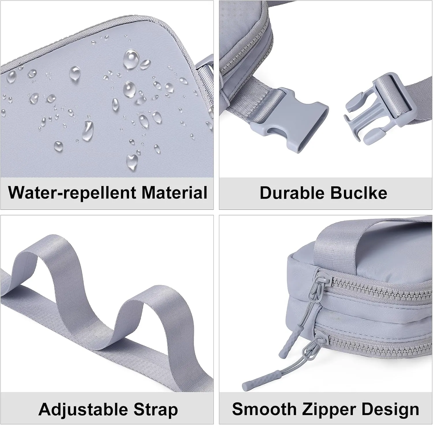 CLUCI Small Belt Bag for Women, Crossbody Everywhere Waist Packs Trendy, Women's Fanny Pack with Adjustable Strap