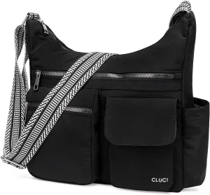 CLUCI Travel Purses for Women, Waterproof Nylon Crossbody Bags for Woman Trendy, Anti Theft Shoulder Bag for Ladies
