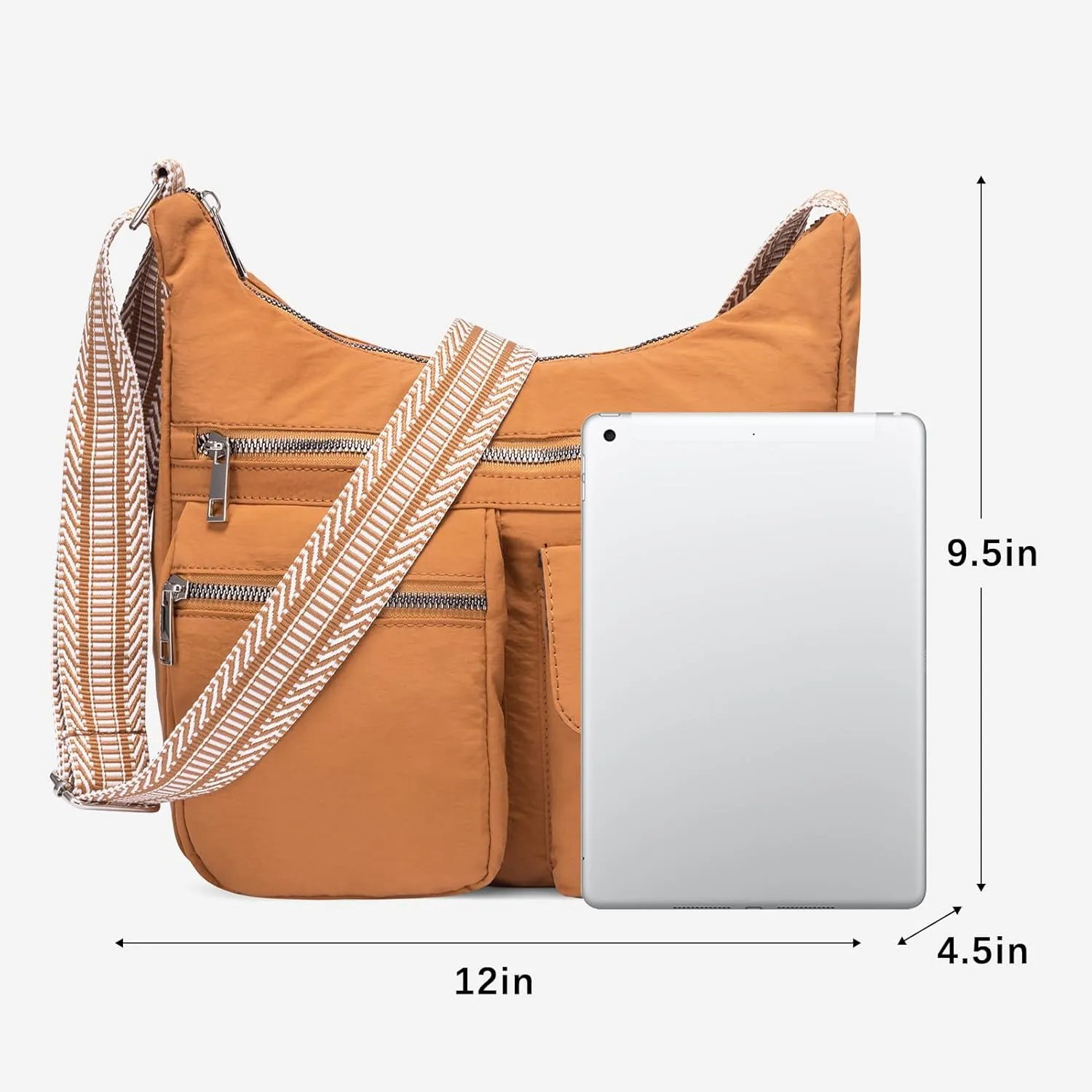 CLUCI Travel Purses for Women, Waterproof Nylon Crossbody Bags for Woman Trendy, Anti Theft Shoulder Bag for Ladies