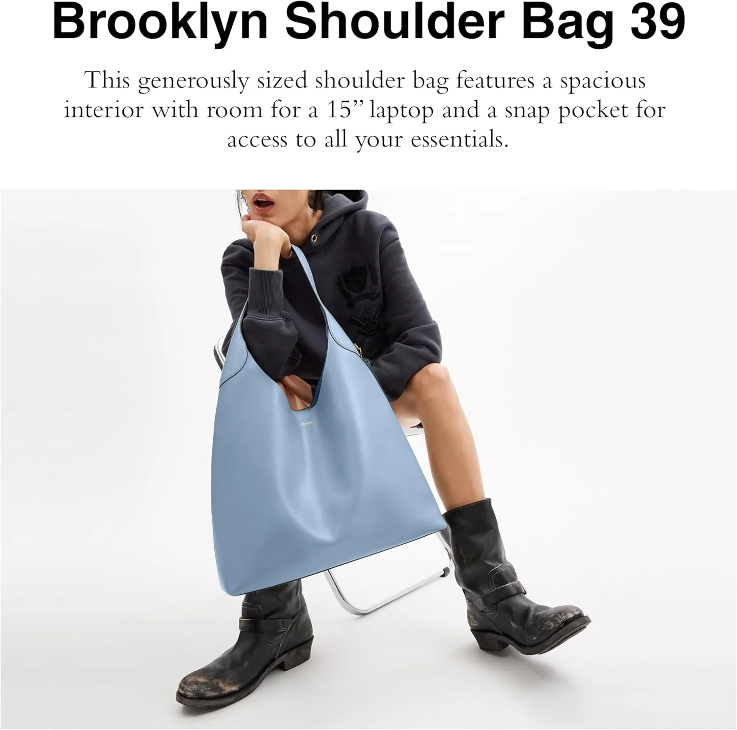 Coach Suede Brooklyn Shoulder Bag 39