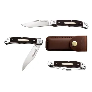 Cold Steel Ranch Hand 3" SK-5 Razor-Sharp Blade 3.75" Faux Sawed Bone Handle Compact Pocket Versatile Folding Knife w/Liner Lock