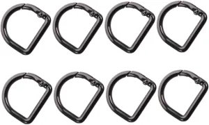 Compact Shoulder Strap Clips Spring d Shaped Carabiner Keyring Buckle Belt Clips for Daily Use