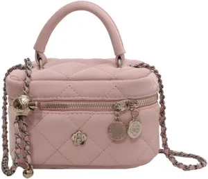 Coquette Mini Crossbody Bags for Women Chain Strap Quilted Handbag Mini Bag Purse Small Bag Coquette Stuff
